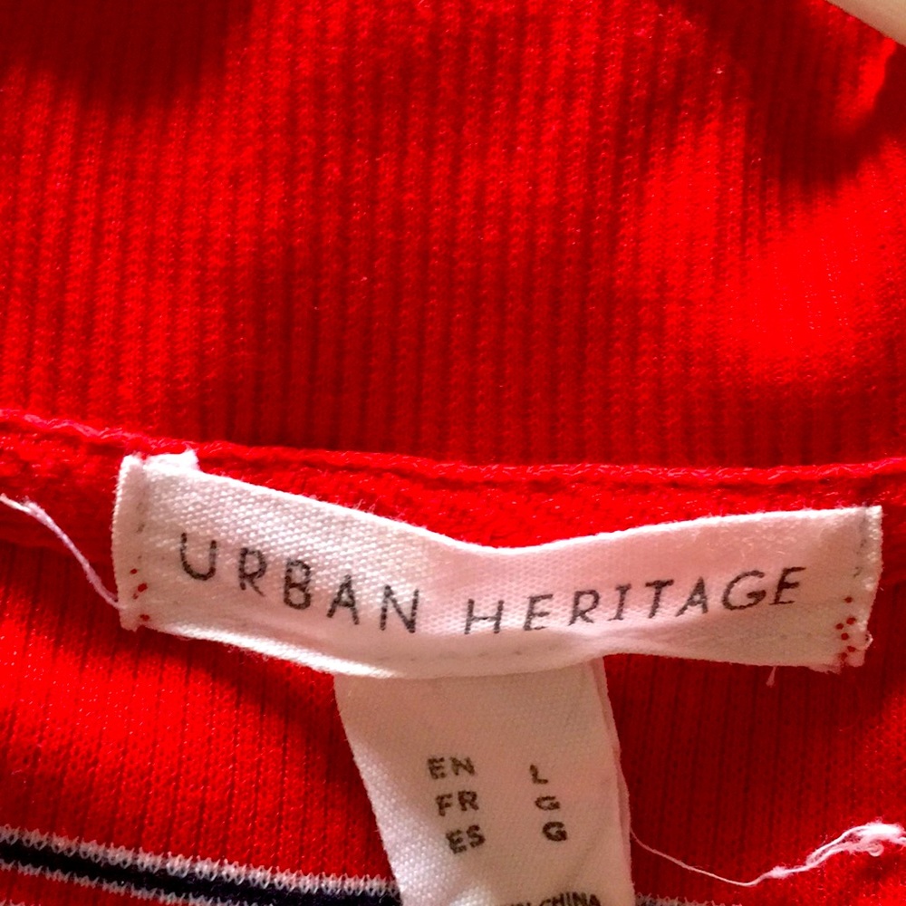 Red striped cute shirt